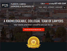 Tablet Screenshot of fuerstelaw.com